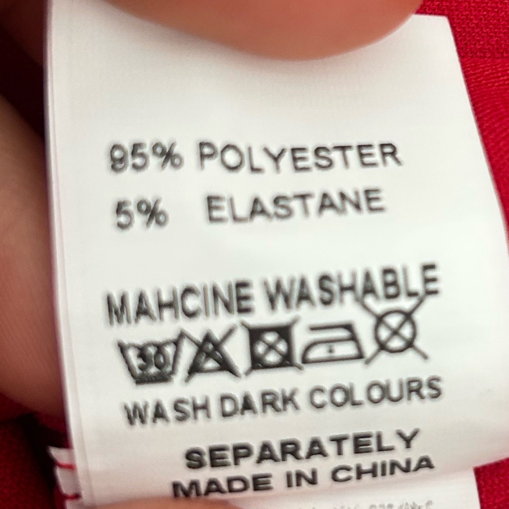 Elegant Diffuse Size 6 Bright Red One-Shoulder Valentines Party Mini Dress - Picture 4 of 5